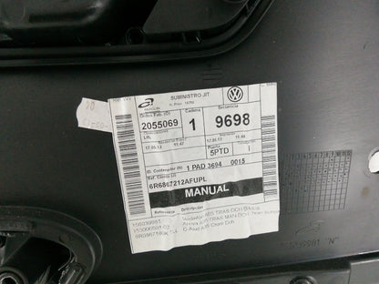 Pannello interno volkswagen polo ( 2009 in poi ) porta posteriore destra