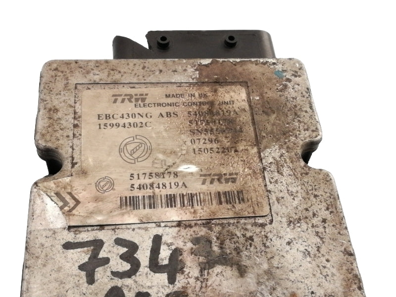 Centralina pompa abs lancia ypsilon (2003 - 2011) 51758178 completa