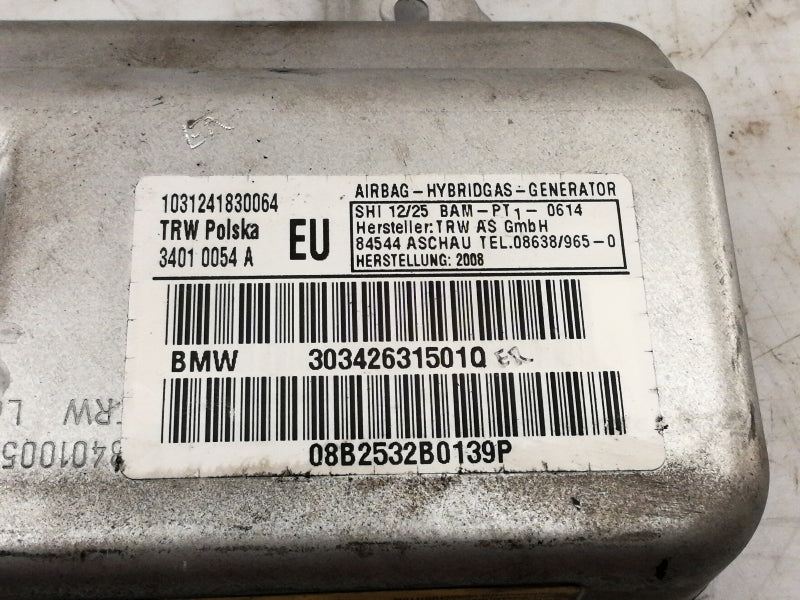 Airbag porta sedile anteriore sinistro bmw x3 (2003 - 2011) 30342631501q