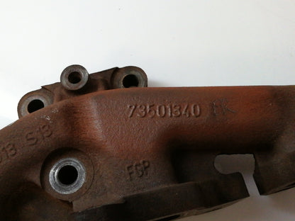 Collettore scarico lancia musa 1.3 mjtd ( 2004 > 2011 ) 73501340 motore