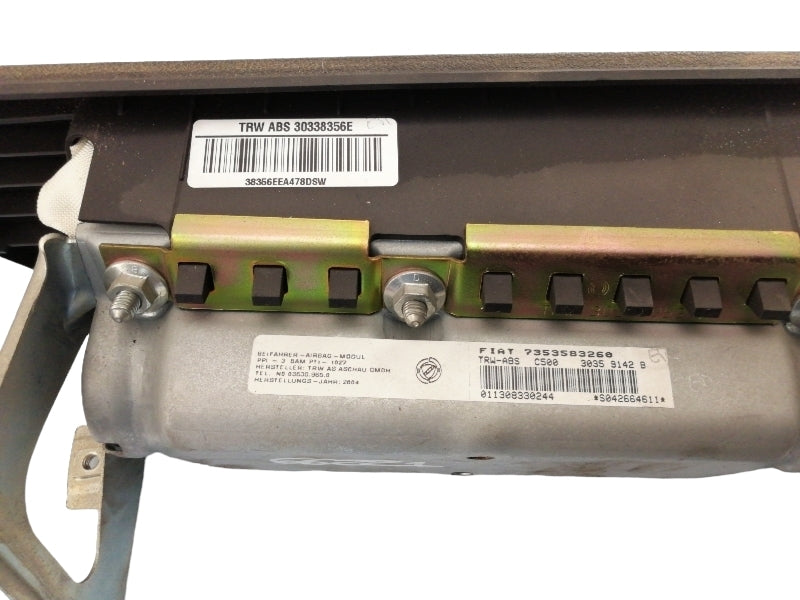 Kit airbag fiat punto (1999 - 2009) centralina volante passeggero 51726575