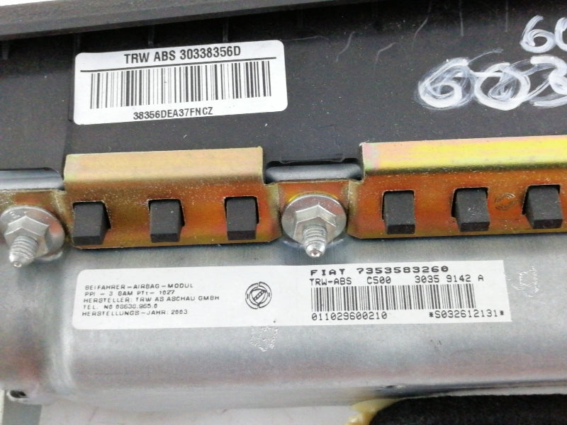 Airbag passeggero destro fiat punto ( 1999 > 2009 ) 7353583260 originale