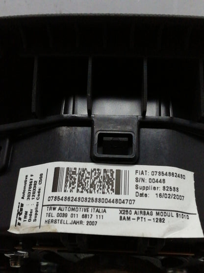 Airbag volante fiat ducato 250 (2006 in poi) sterzo 30370967 originale