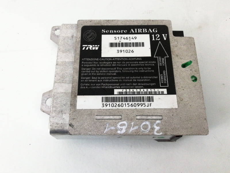 KIT AIRBAG FIAT CROMA  (2005 - 2007) COMPLETO VOLANTE CRUSCOTTO CENTRALINA