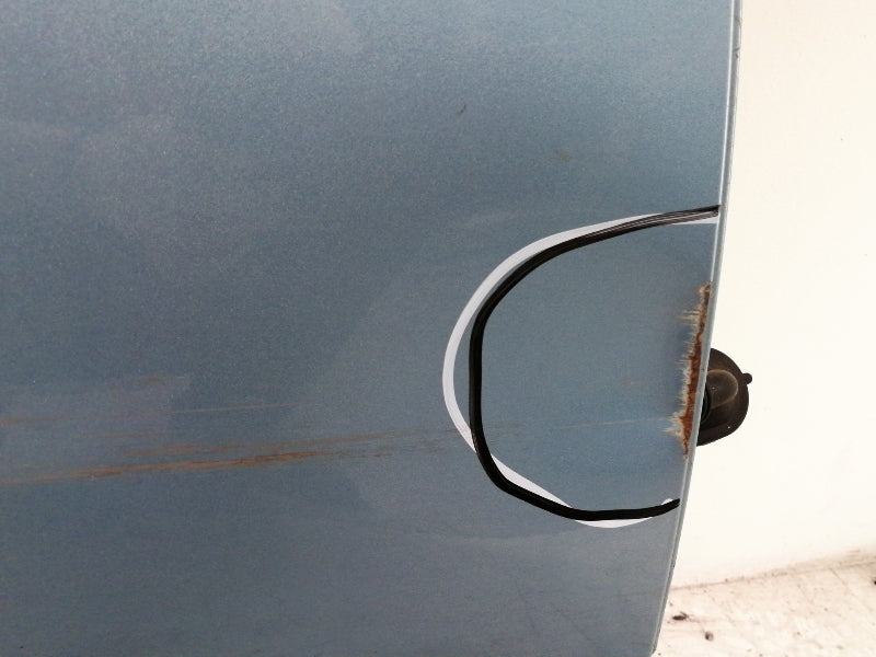 Porta posteriore destra hyundai getz (2002 - 2009) sportello azzurro