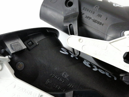 Coppia bocchette aria renault clio ( 2005 in poi ) griglia cruscotto