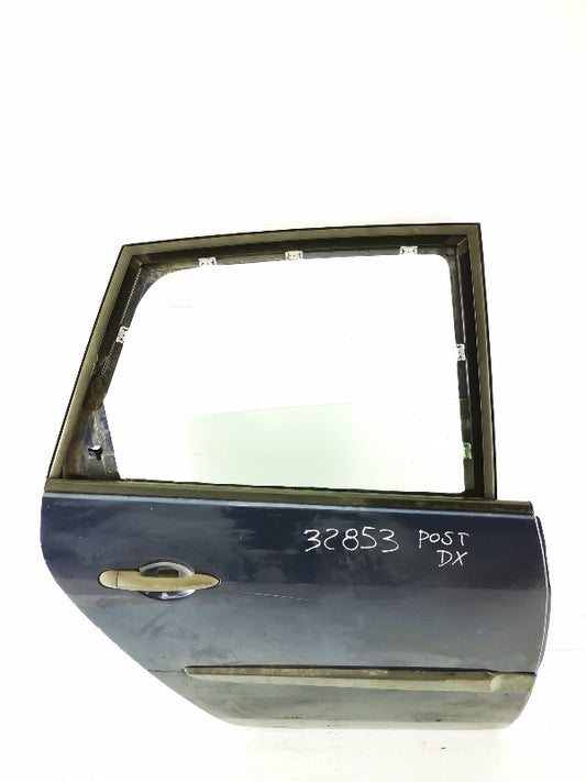 PORTA POSTERIORE DESTRA RENAULT SCENIC ( 2003 > 2009 ) SPORTELLO BLU CON VETRO