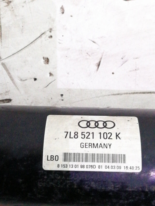 Albero trasmissione audi q7 6.0 tdi - 4lb ( 2008 > 2009 ) posteriore