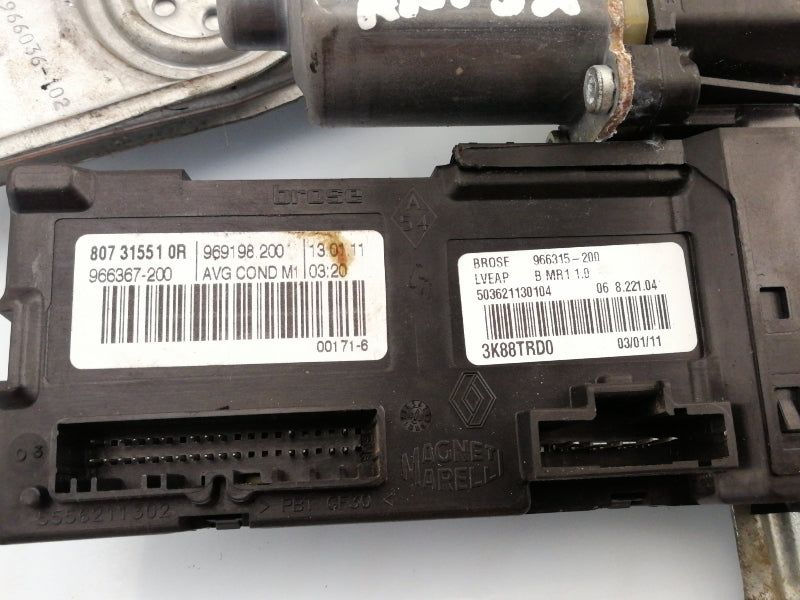Motorino alzacristallo renault megane (2008 in poi) porta anteriore