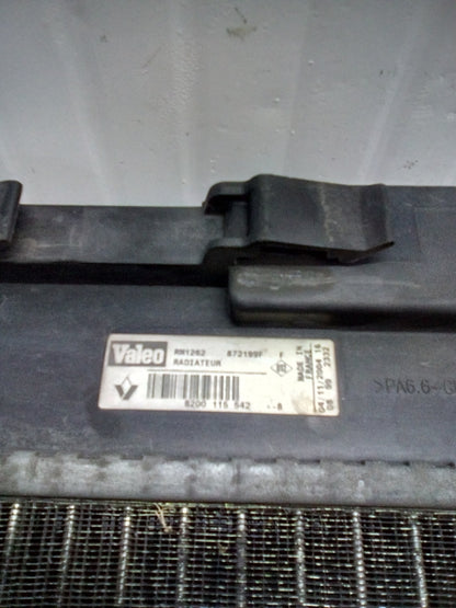 Radiatore acqua renault scenic 1.9 dci ( 2003 > 2009) valeo 8200115542