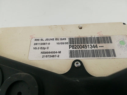Quadro strumenti renault clio (1999 > 2010) 8200451344 contachilometri