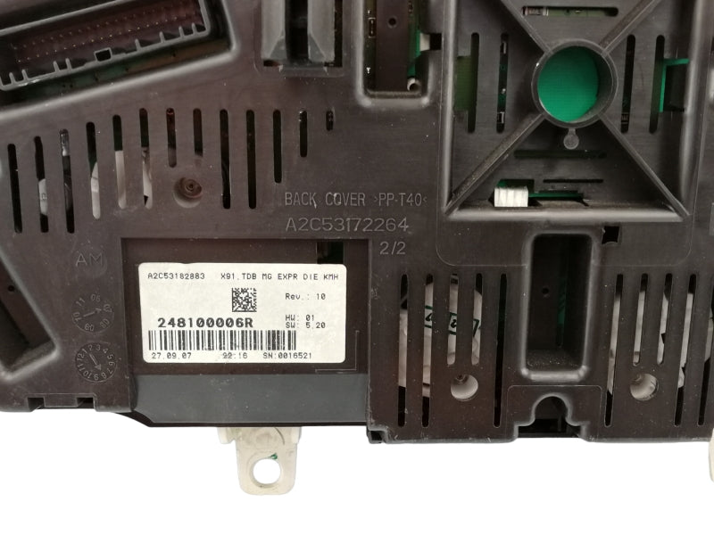 KIT ACCENSIONE RENAULT LAGUNA 2.0 dCi (2007 - 2010) CENTRALINA QUADRO STRUMENTI
