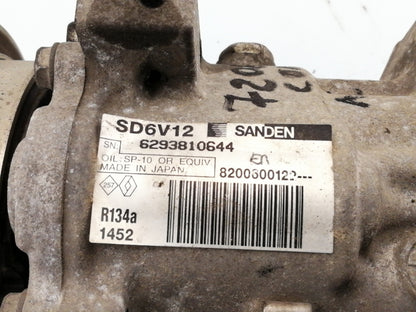 Compressore aria condizionata renault clio 1.5 dci (2005 in poi) 6293810644