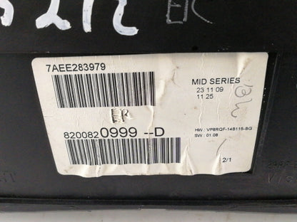 Quadro strumenti renault clio ( 2009 in poi ) 8200820999 contachilometri