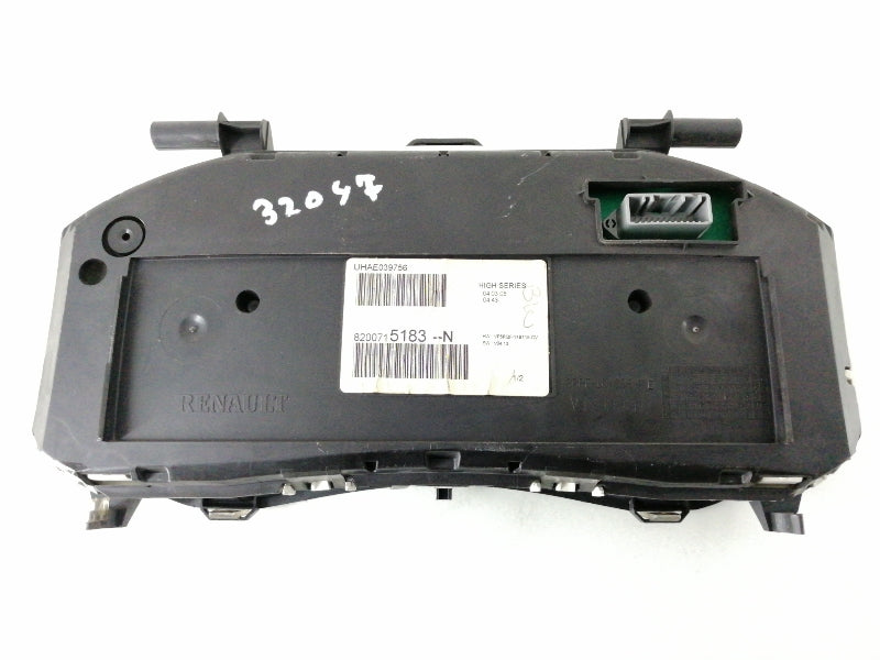 Quadro strumenti renault clio (2007 > 2009) contachilometri 8200715183n