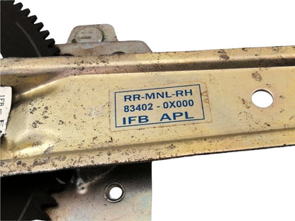 Alzacristallo porta posteriore destra hyundai i10 (2007 > 2013) 83402-0x000