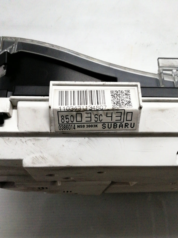 Quadro strumenti subaru forester ( 2008 > 2013 ) contachilometri 85003sc430