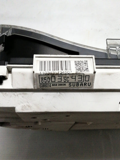 Quadro strumenti subaru forester ( 2008 > 2013 ) contachilometri 85003sc430