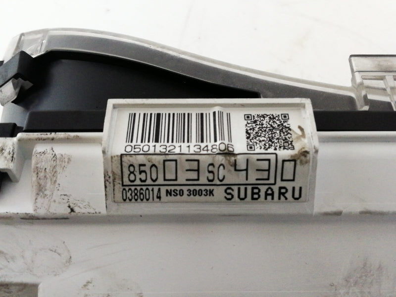 Quadro strumenti subaru forester 2.0 (2008 - 2013) 85003sc430