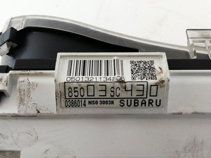 Quadro strumenti subaru forester 2.0 (2008 - 2013) 85003sc430