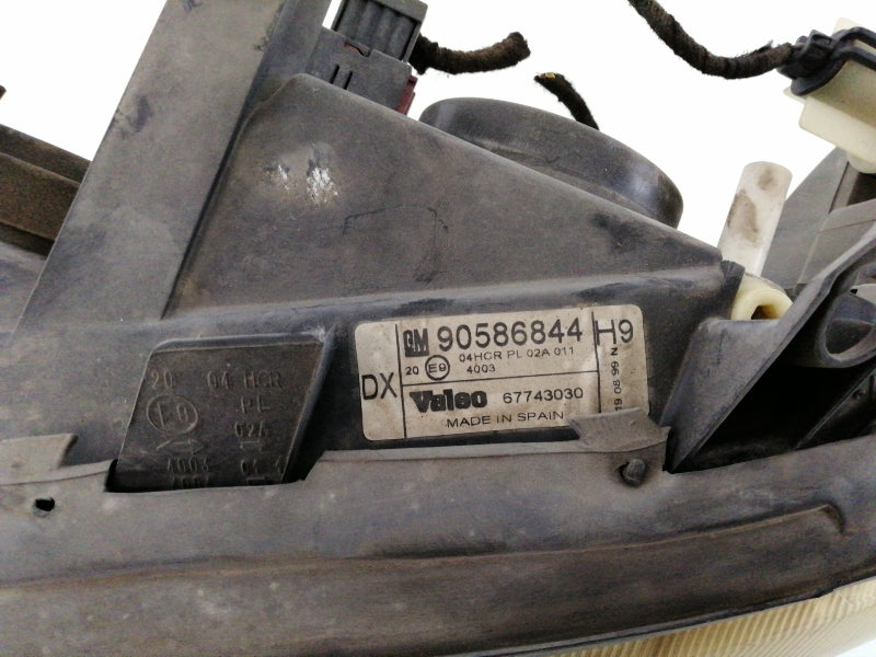 FARO FANALE ANTERIORE SINISTRO OPEL VECTRA B ( 1995 > 2003 ) PROIETTORE 90512711