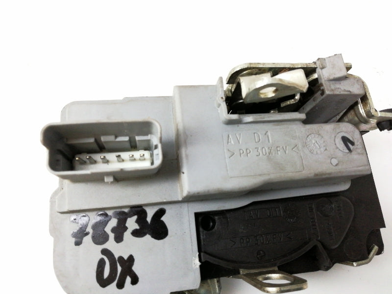 Serratura porta anteriore destra peugeot 206 + plus ( 2009 in poi ) 6 pin