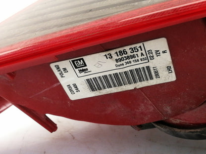 Fanale posteriore destro opel corsa d (2006 - 2014) 13186351 valeo stop