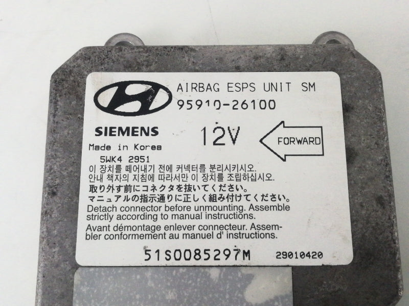 Centralina airbag hyundai santa fe' 2.0 (2001 > 2006) 95910-26100 originale