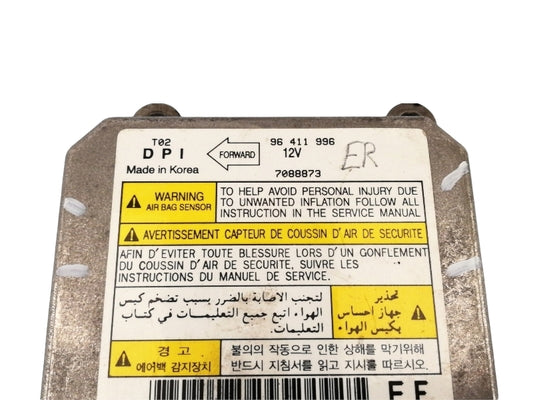 Centralina airbag chevrolet kalos (2005 > 2008) 96411996 originale