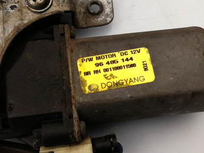 Motorino alzacristallo chevrolet matiz (2005 - 2011) porta posteriore