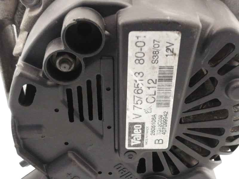 Alternatore peugeot 207 (2007 in poi) 757651380 valeo 12v originale