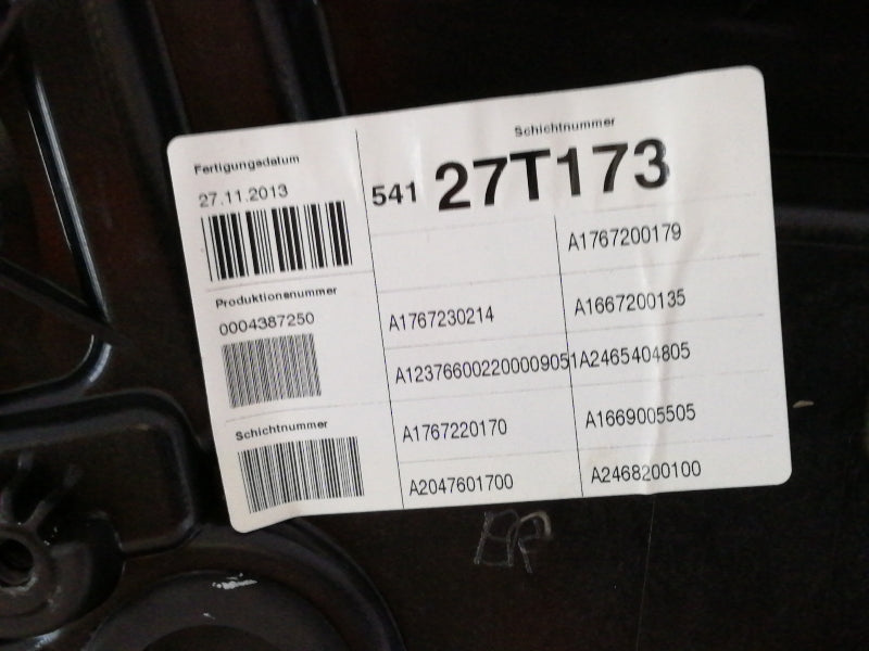 Motorino alzacristallo mercedes classe a w176 (2012 > 2018) anteriore