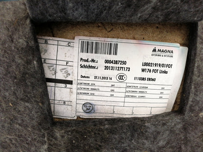 Pannello interno mercedes classe a w176 ( 2012 in poi) porta posteriore