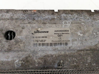Intercooler mercedes classe c w203 ( 2003 > 2010 ) radiatore turbo