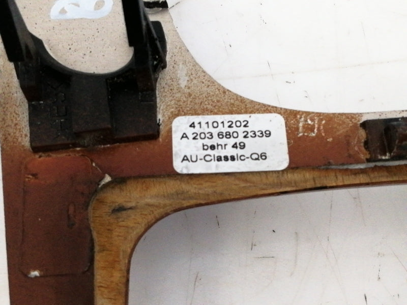 Kit mascherine centrale mercedes classe c w203 (2000 - 2008) con posacenere