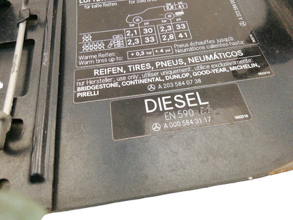 Sportello carburante mercedes classe c w203 (2003) sportellino nero