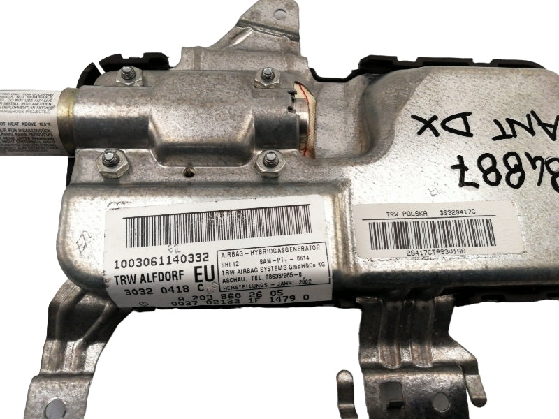 Airbag porta anteriore destra mercedes classe c w203 s203 (2000)