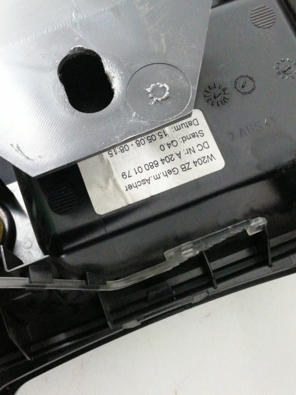Console tunnel mercedes classe c s204 w204 ( 2007 > 2011 ) centrale