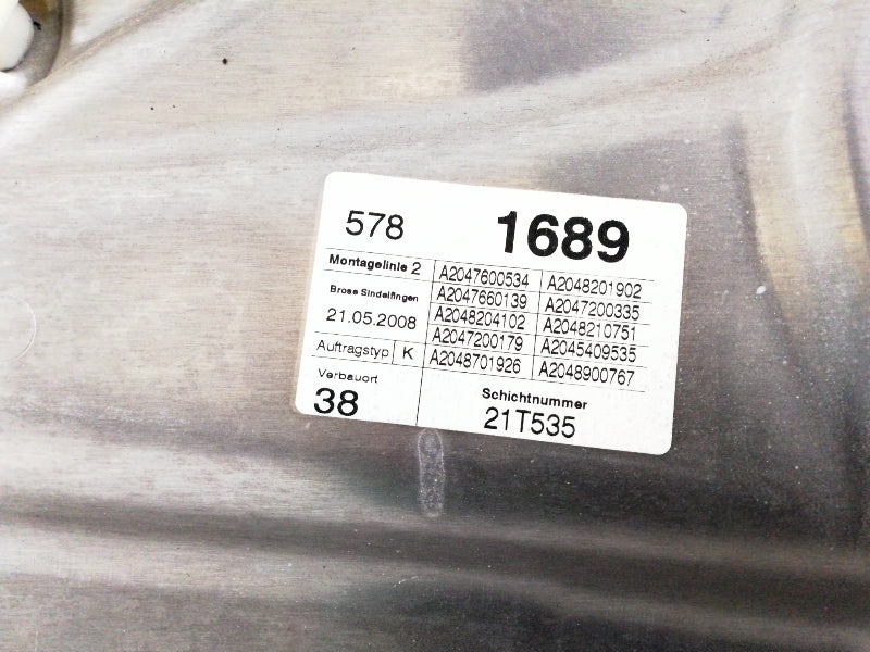Motorino alzacristallo mercedes classe c w204 s204 ( 2007 ) anteriore
