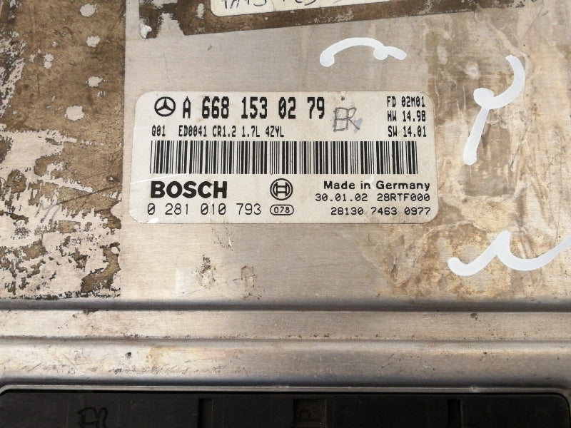 Centralina motore mercedes classe a w168 - 1.7  cdi (1998 > 2004)