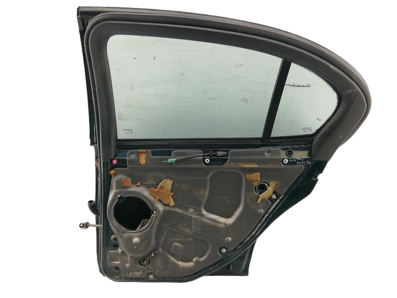 Porta posteriore destra jaguar x-type (2001 - 2009) sportello verde vetro