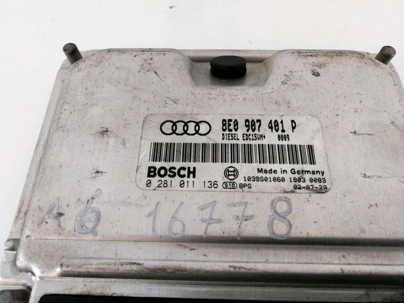 Centralina motore audi a6 - 4b 2.5 tdi 8e2 (2002   2004) 8e0907401p