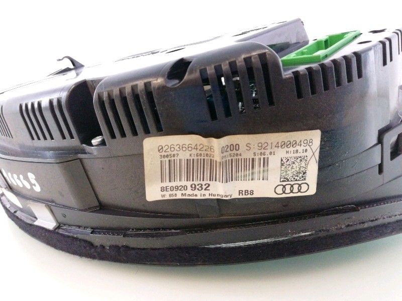 Quadro strumenti audi a4 avant 8ed - 2.0 tdi ( 2005 > 2008 ) 0263664226