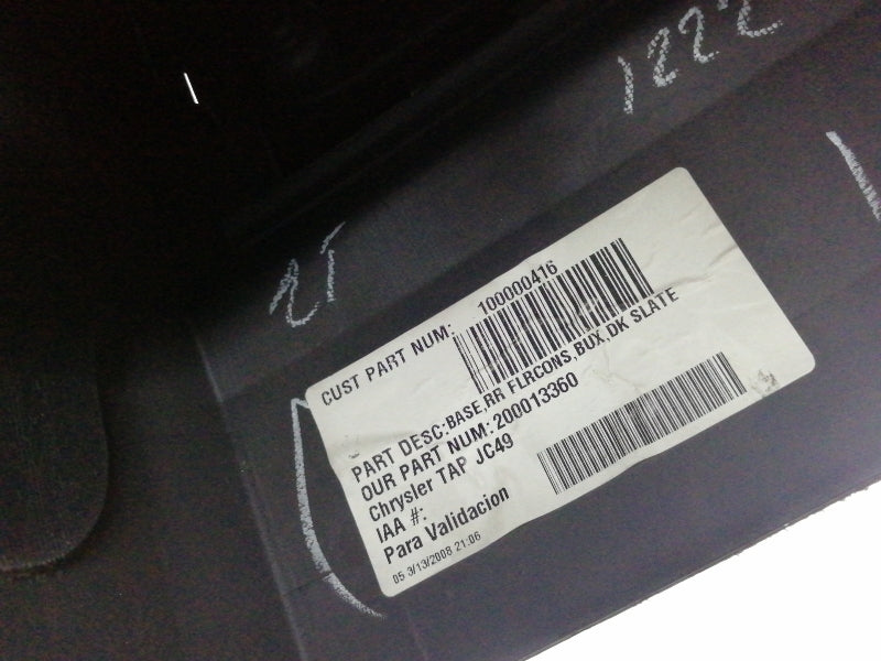 Tunnel console centrale dodge journey (2008 - 2010) bracciolo 1eu1971dvac