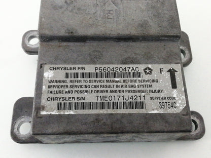 Centralina airbag jeep cherokee (1998   2005) p56042047ac originale